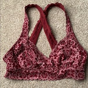 Aerie Maroon bralette